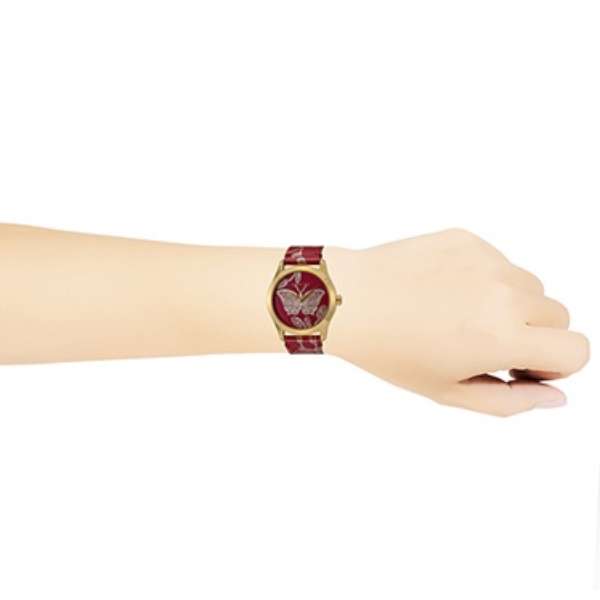 Shop Authentic Gucci G Timeless Quartz Red Dial Red Leather Strap Watch For Women - YA1264054 - Luxxuri