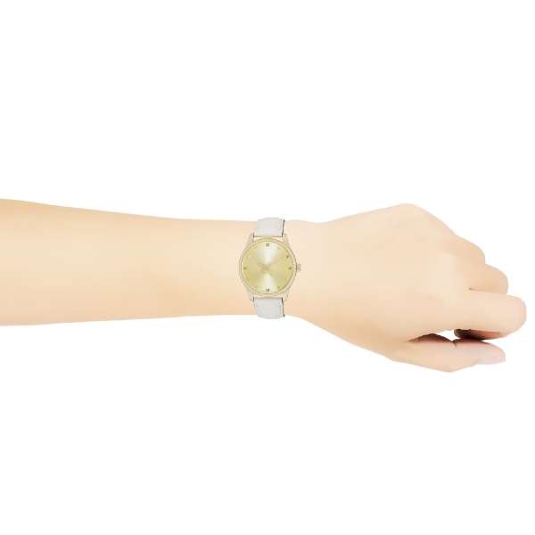 Shop Authentic Gucci G Timeless Quartz Gold Dial Beige Leather Strap Watch For Women - YA1264180 - Luxxuri