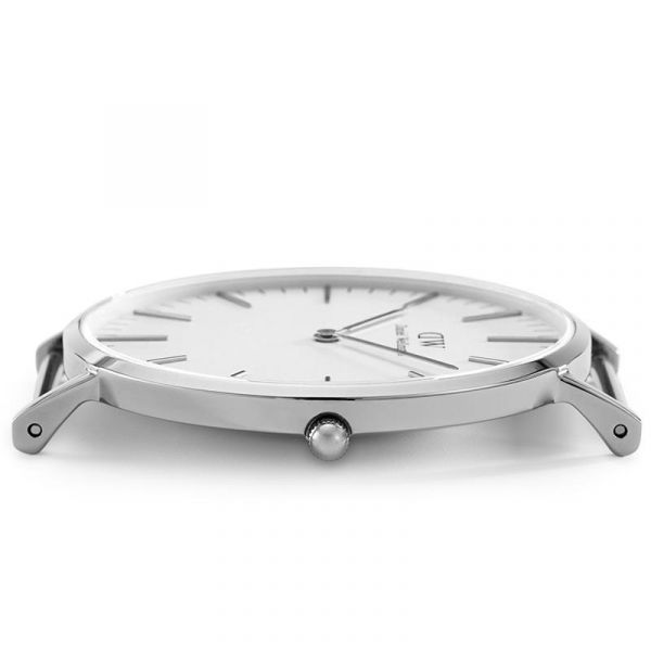 Shop Authentic Daniel Wellington Classic Oxford White Dial Two Tone Nylon Strap Watch For Men - DW00100015 - Luxxuri