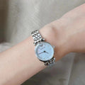 Shop Authentic Emporio Armani Gianni Blue Dial Silver Steel Strap Watch For Women - AR1961 - Luxxuri