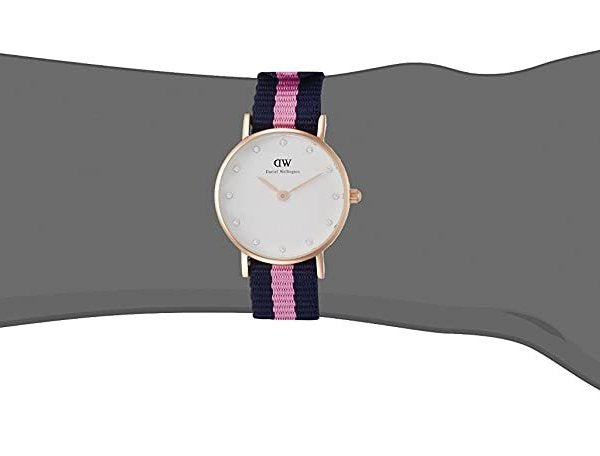 Shop Authentic Daniel Wellington Classy Winchester White Dial Two Tone NATO Strap Watch For Women - DW00100065 - Luxxuri