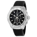 Shop Authentic Tag Heuer Aquaracer Chronograph Black Dial Black Rubber Strap Watch for Men - CAY1110.FT6041 - Luxxuri
