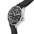 Shop Authentic Tag Heuer Aquaracer Quartz Black Dial Black Rubber Strap Watch for Men - WAY101A.FT6141 - Luxxuri