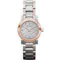 Shop Authentic Burberry The City Silver Dial Two Tone Steel Strap Watch for Women - BU9214 - Luxxuri