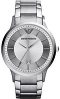Shop Authentic Emporio Armani Classic Quartz Silver Dial Silver Steel Strap Watch For Men - AR2478 - Luxxuri