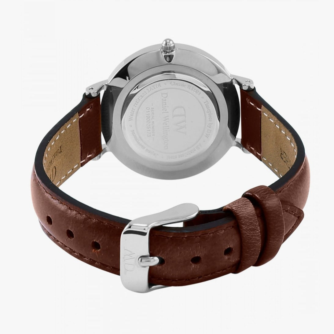 Shop Authentic Daniel Wellington Classic Petite St Mawes Black Dial Brown Leather Strap Watch For Women - DW00100237 - Luxxuri