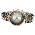 Shop Authentic Emporio Armani Gianni Chronograph Grey Dial Two Tone Steel Strap Watch For Men - AR1721 - Luxxuri