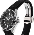 Shop Authentic Tag Heuer Aquaracer Quartz Black Dial Black Rubber Strap Watch for Men - WAY101A.FT6141 - Luxxuri