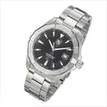 Shop Authentic Tag Heuer Aquaracer Quartz Black Dial Silver Steel Strap Watch for Men - WAY1110.BA0928 - Luxxuri