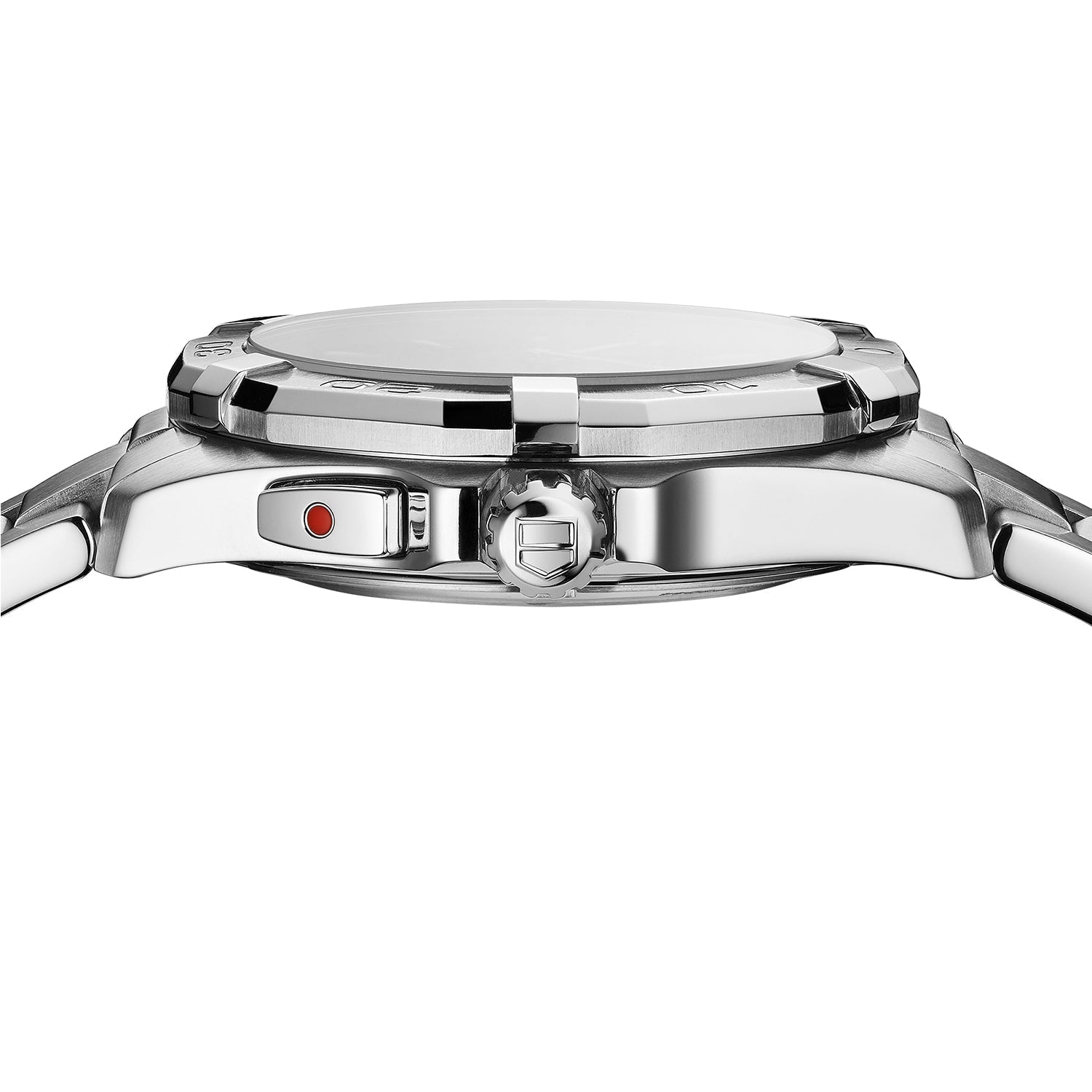 Shop Authentic Tag Heuer Aquaracer Quartz Black Dial Silver Steel Strap Watch for Men - WAY111Z.BA0928 - Luxxuri