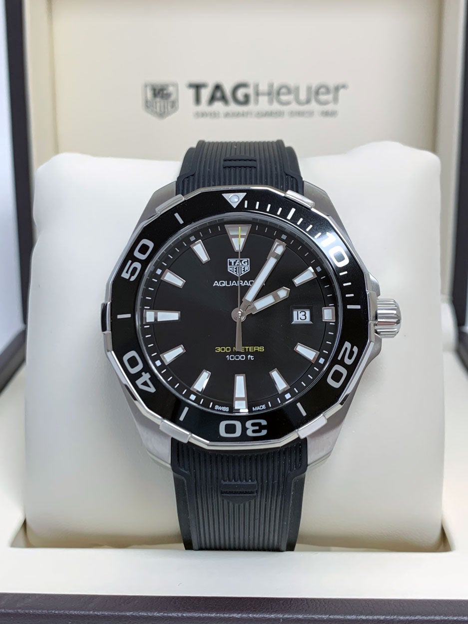 Tag Heuer Aquaracer Black Dial Watch for Men - WAY101A.FT6141