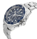 Shop Authentic Tag Heuer Aquaracer Blue Dial SIlver Steel Strap Watch for Men - CAY111B.BA0927 - Luxxuri