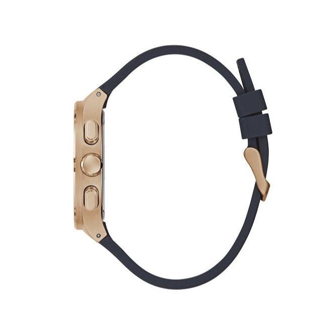 Shop Authentic Guess Headline Multifunction Quartz Blue Dial Blue Silicone Strap Watch For Men - GW0571G2 - Luxxuri