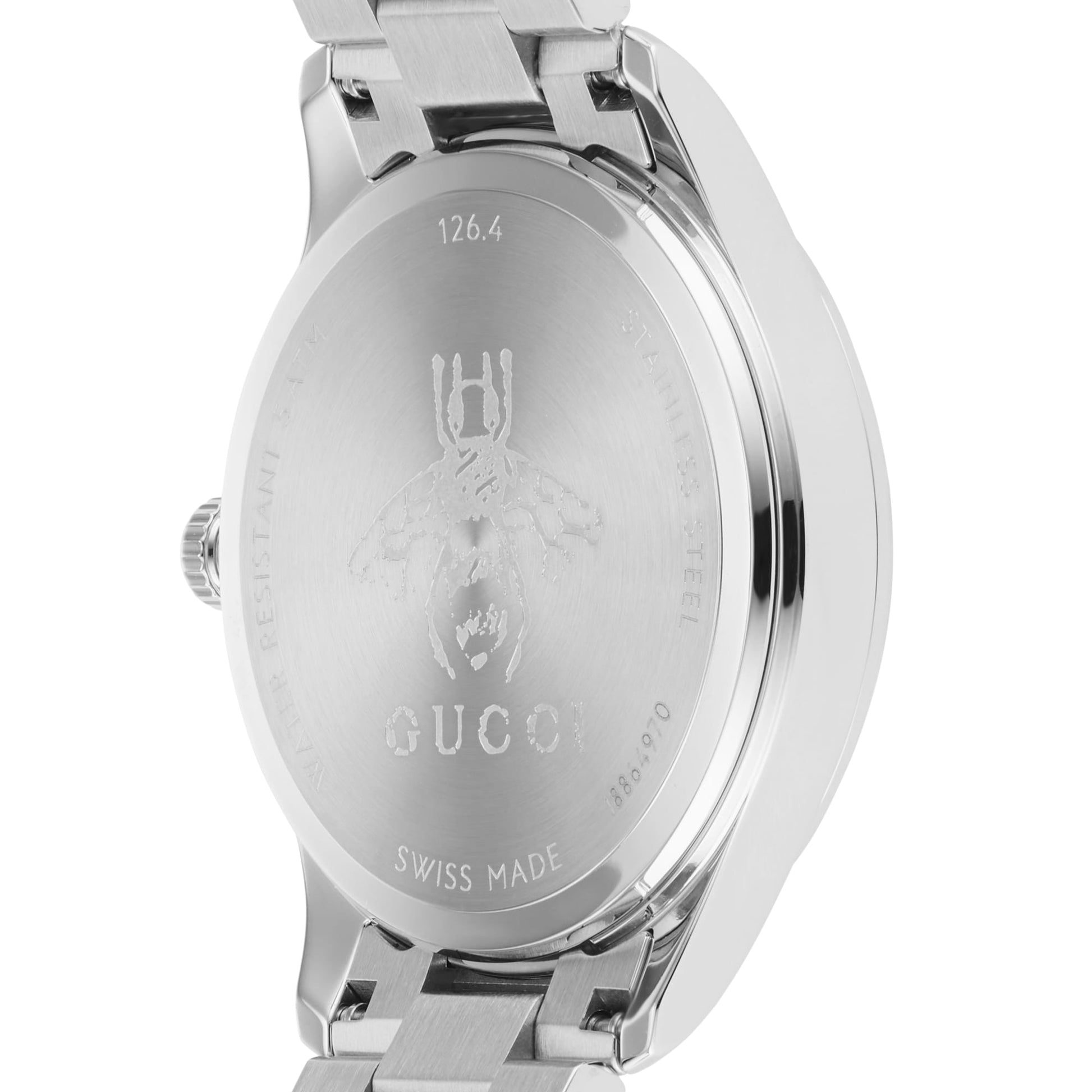 Shop Authentic Gucci G Timeless Quartz Blue Dial Silver Steel Strap Watch for Women - YA1265043 - Luxxuri