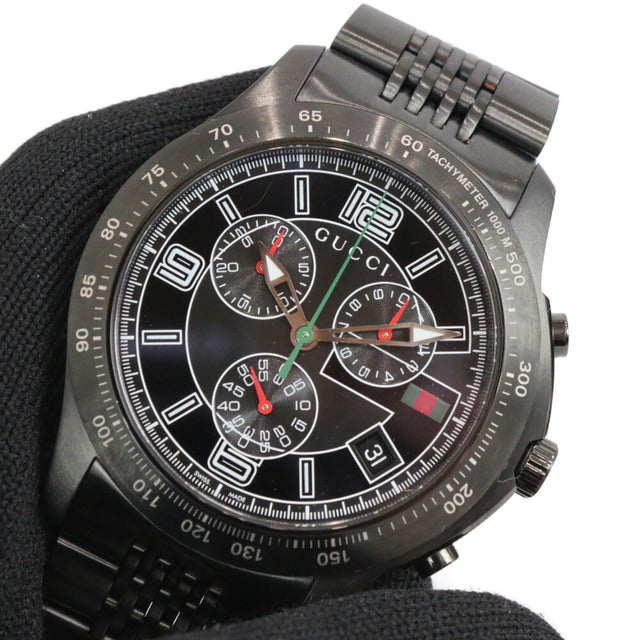 Shop Authentic Gucci G Timeless Black Dial Black Steel Strap Watch For Men - YA126202 - Luxxuri