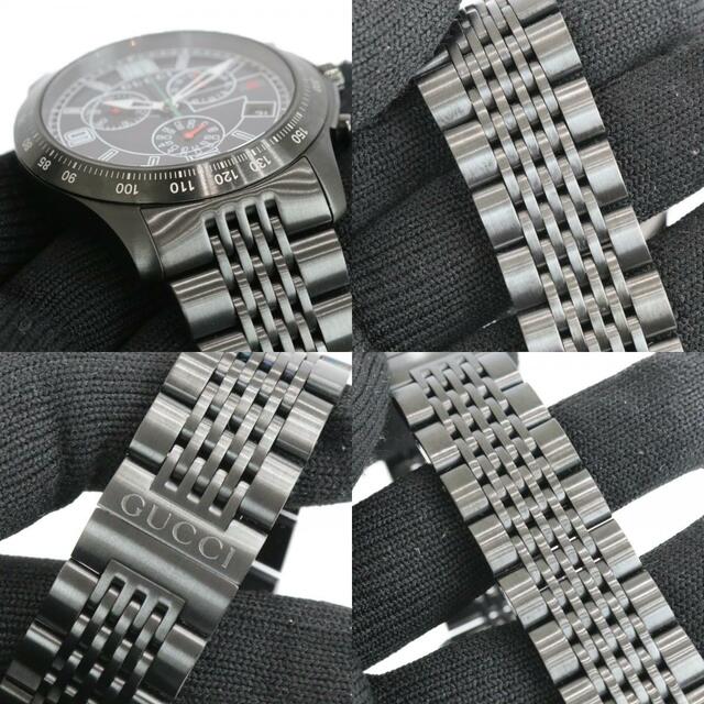 Shop Authentic Gucci G Timeless Black Dial Black Steel Strap Watch For Men - YA126202 - Luxxuri