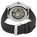 Shop Authentic Emporio Armani Luigi Silver Skeleton Dial Black Leather Strap Watch For Men - AR1981 - Luxxuri