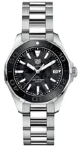 Shop Authentic Tag Heuer Aquaracer Quartz Black Dial Silver Steel Strap Watch for Women - WAY131K.BA0748 - Luxxuri
