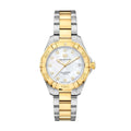 Shop Authentic Tag Heuer Aquaracer White Mother of Pearl Dial Two Tone Steel Strap Watch for Women - WBD1322.BB0320 - Luxxuri