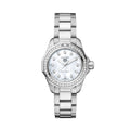 Shop Authentic Tag Heuer Aquaracer Professional 200 Quartz Diamond Mother of Pearl Dial Silver Steel Strap Watch for Women - WBP1417.BA0622 - Luxxuri