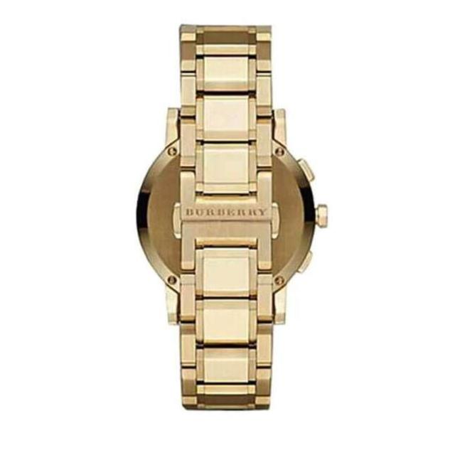 Burberry The City Gold Dial Gold Steel Strap Watch for Women - BU9753