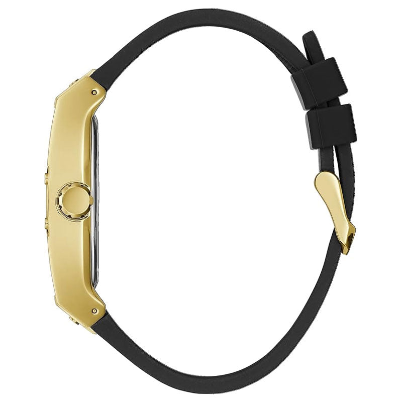 Shop Authentic Guess Phoenix Black Dial Black Rubber Strap Watch for Men - GW0386G3 - Luxxuri