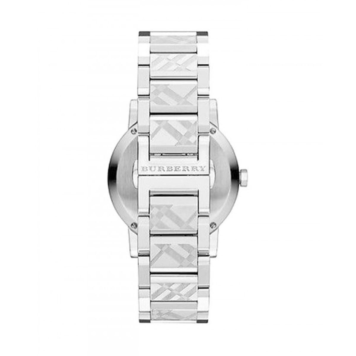 Burberry The City Silver Dial Silver Steel Strap Watch for Women - BU9233