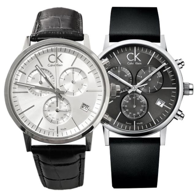 Shop Authentic Calvin Klein Post Minimal White Dial Black Leather Strap Watch for Men - K7627120 - Luxxuri