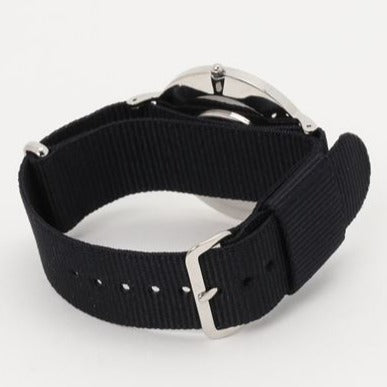 Shop Authentic Daniel Wellington Classic Cornwall White Dial Black Nylon Strap Watch For Men - DW00100258 - Luxxuri