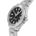 Shop Authentic Tag Heuer Aquaracer Quartz Black Dial Silver Steel Strap Watch for Men - WAY1110.BA0928 - Luxxuri