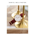 Shop Authentic Daniel Wellington Roselyn 3A Petite White Dial Red NATO Strap Watch For Women - DW00100293 - Luxxuri