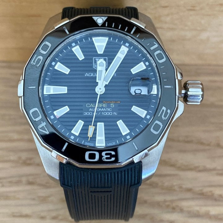 Tag Heuer Aquaracer Black Dial Watch for Men - WAY211A.FT6151