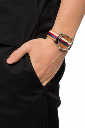 Shop Authentic Gucci G Timeless Quartz Brown Dial Brown Leather Strap Watch For Men - YA1264078 - Luxxuri