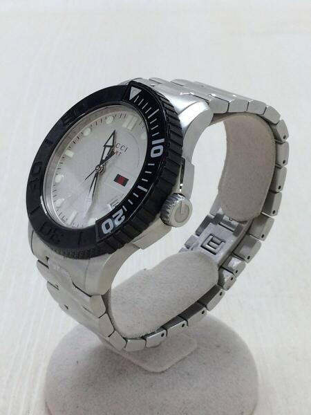 Shop Authentic Gucci G Timeless Sport White Dial Silver Steel Strap Watch For Men - YA126250 - Luxxuri