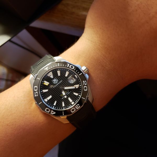 Tag Heuer Aquaracer Black Dial Watch for Men - WAY211A.FT6151