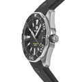 Shop Authentic Tag Heuer Aquaracer Quartz Black Dial Black Rubber Strap Watch for Men - WAY101A.FT6141 - Luxxuri