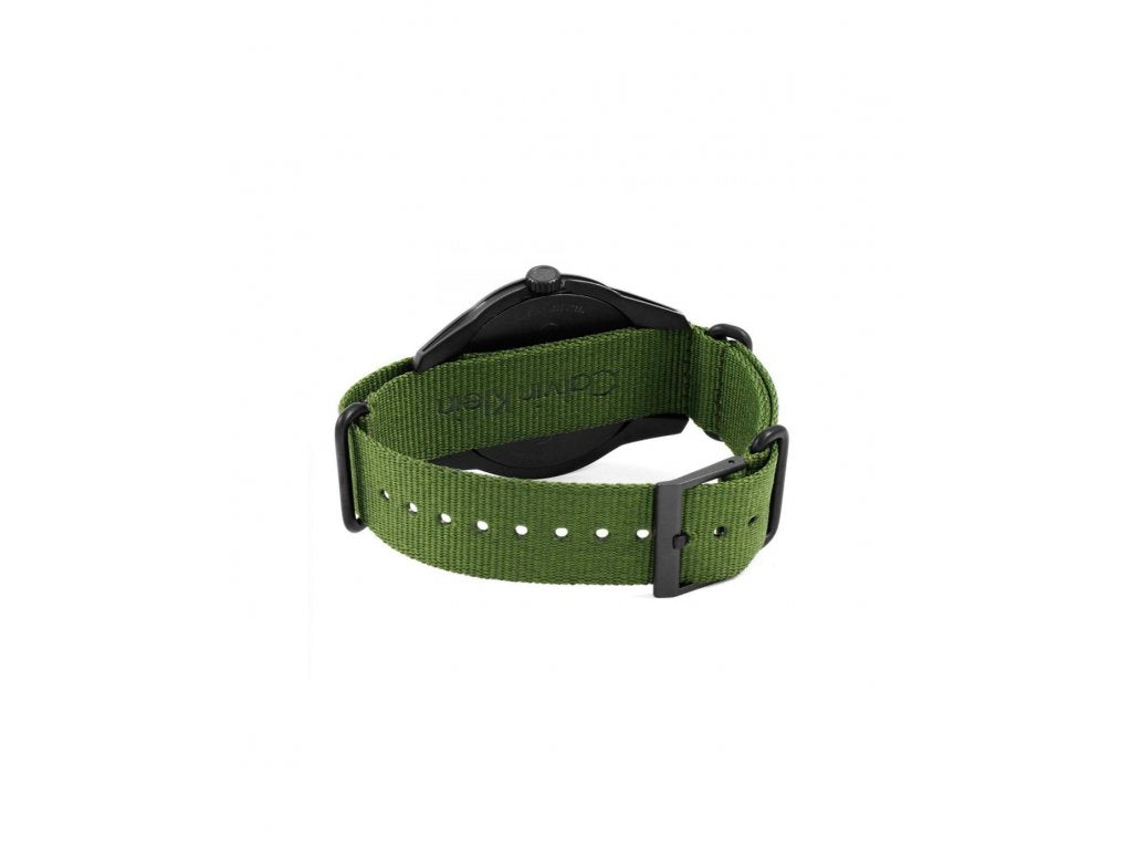 Shop Authentic Calvin Klein Tone Green Dial Green NATO Strap Watch for Men - K7K514WL - Luxxuri
