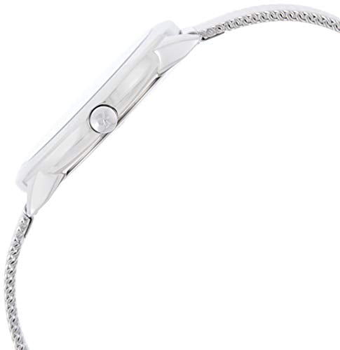 Shop Authentic Calvin Klein Minimal Grey Dial Silver Mesh Bracelet Watch for Women - K3M2212X - Luxxuri