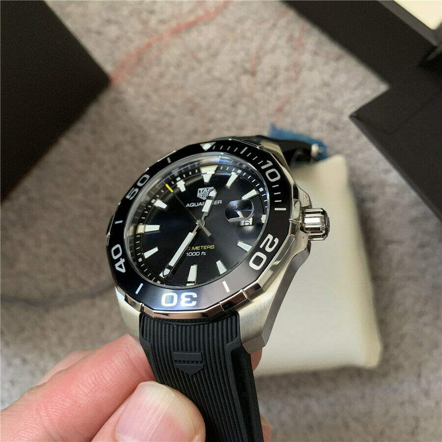 Tag Heuer Aquaracer Black Dial Watch for Men - WAY101A.FT6141