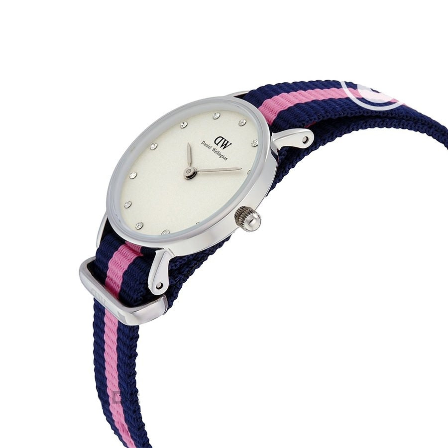 Shop Authentic Daniel Wellington Classy Winchester White Dial Two Tone NATO Strap Watch For Women - DW00100073 - Luxxuri