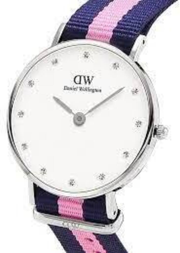 Shop Authentic Daniel Wellington Classy Winchester White Dial Two Tone NATO Strap Watch For Women - DW00100073 - Luxxuri