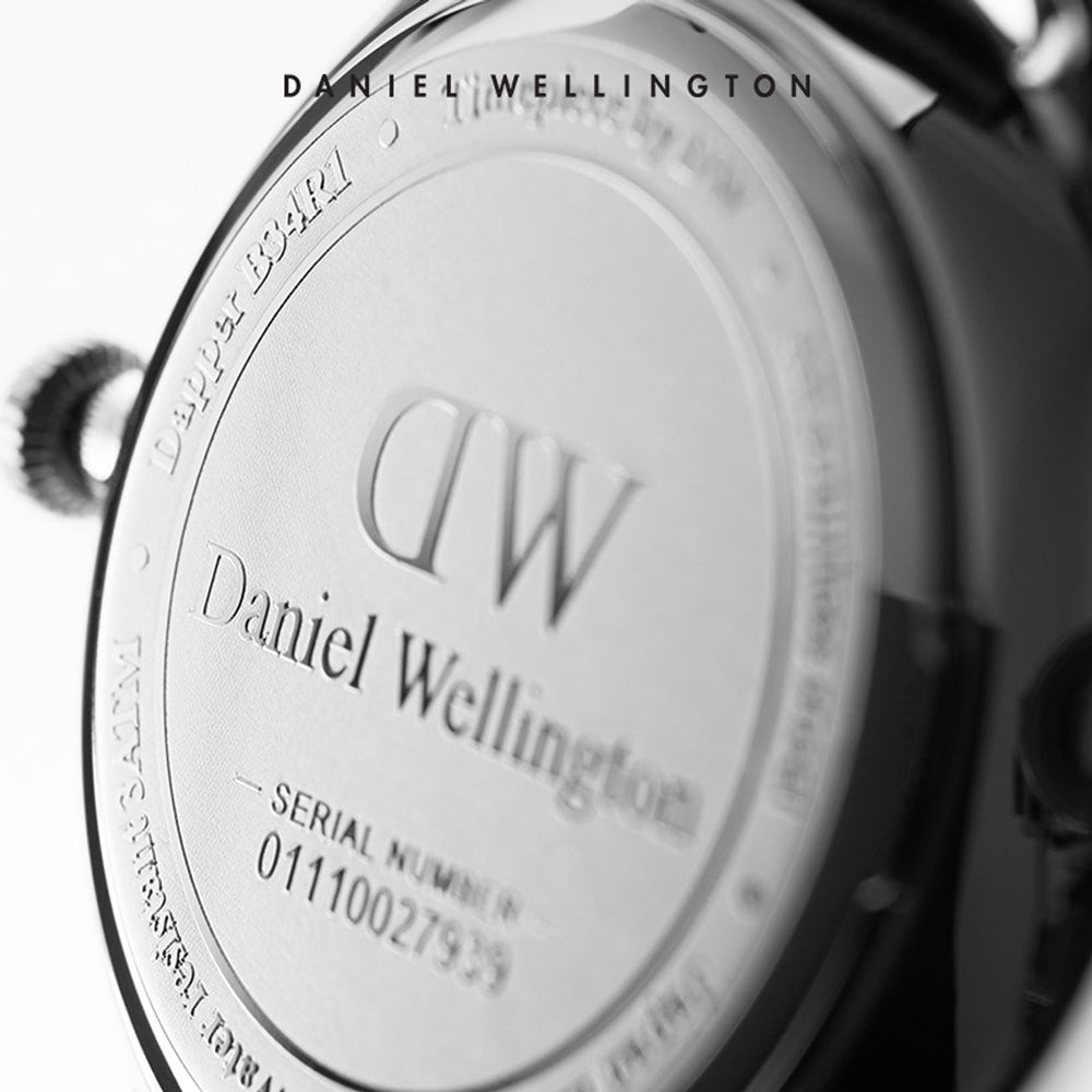 Shop Authentic Daniel Wellington Dapper Bristol White Dial Brown Leather Strap Watch For Women - DW00100098 - Luxxuri