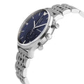 Shop Authentic Emporio Armani Gianni Chronograph Blue Dial Silver Steel Strap Watch For Men - AR1648 - Luxxuri