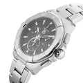 Shop Authentic Tag Heuer Aquaracer Chronograph Black Dial Silver Steel Strap Watch for Men - CAY1110.BA0927 - Luxxuri