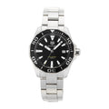Shop Authentic Tag Heuer Aquaracer Black Dial Silver Steel Strap Watch for Men - WAY111A.BA0928 - Luxxuri