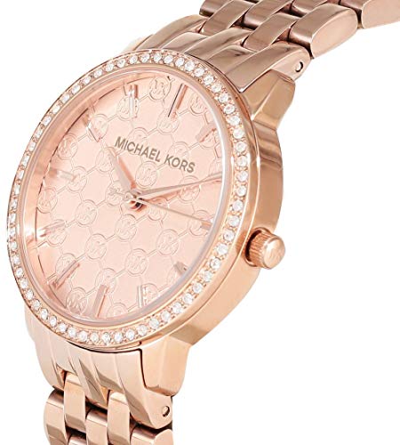 Shop Authentic Michael Kors Argyle Quartz Rose Gold Dial Rose Gold Steel Strap Watch For Women - MK3156 - Luxxuri
