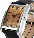 Shop Authentic Emporio Armani Classic Brown Dial Brown Leather Strap Watch For Men - AR1605 - Luxxuri