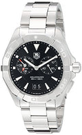 Shop Authentic Tag Heuer Aquaracer Quartz Black Dial Silver Steel Strap Watch for Men - WAY111Z.BA0928 - Luxxuri