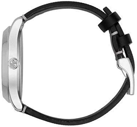 Shop Authentic Gucci G Timeless Quartz Grey Dial Grey Leather Strap Watch For Men - YA1264058 - Luxxuri