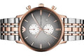 Shop Authentic Emporio Armani Gianni Chronograph Grey Dial Two Tone Steel Strap Watch For Men - AR1721 - Luxxuri